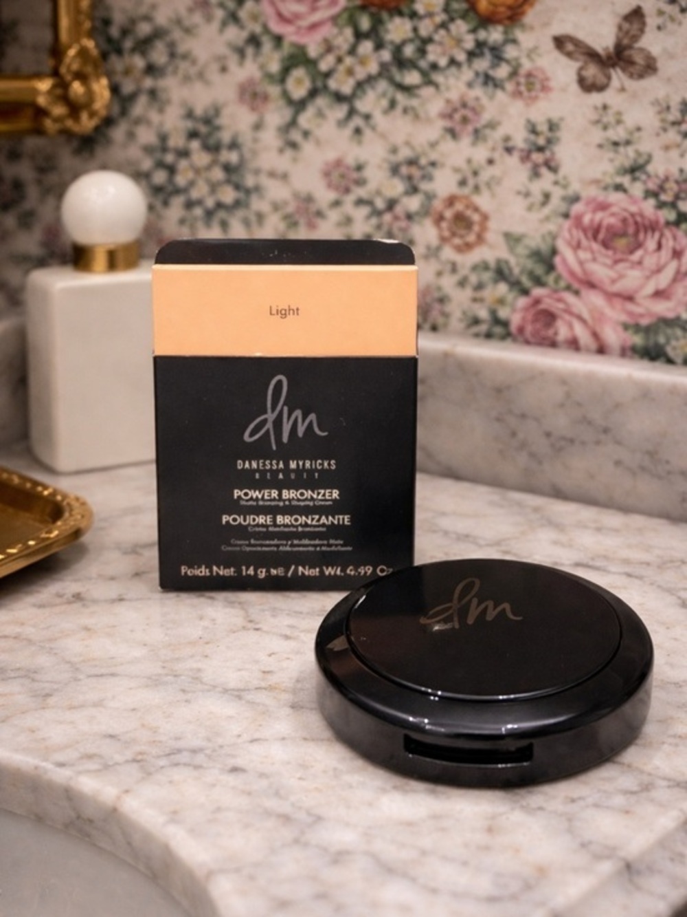Danessa Myricks Beauty Power Bronzer Sculpting Powder — Light 14g
